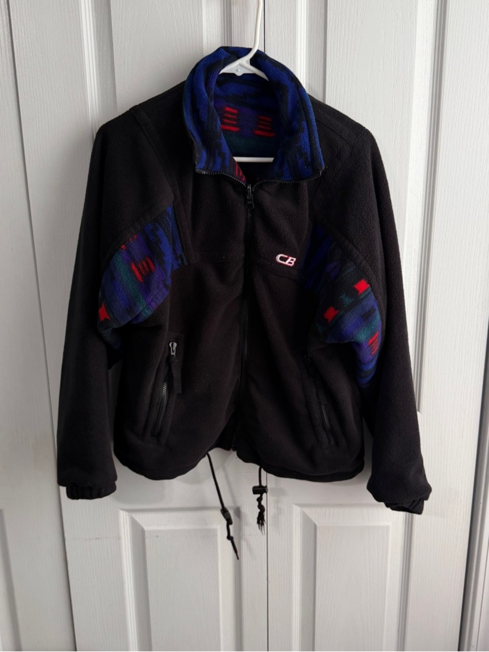 CB Sport full zip fleece Aztec pattern size small
